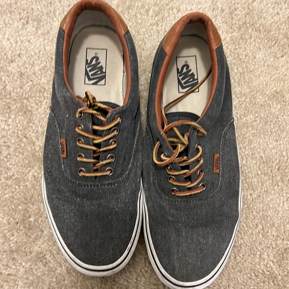Mens Dark Gray Vans